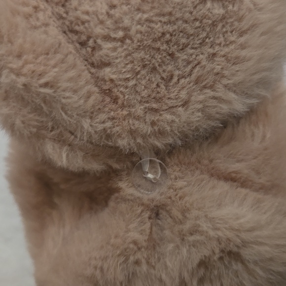 Set Of 2 Faux Fur Flip Top Mittens - Picture 2 of 3